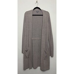 Barefoot Dress Cozychic Ultralite Size XL Brown Open Long Pockts Drawstring